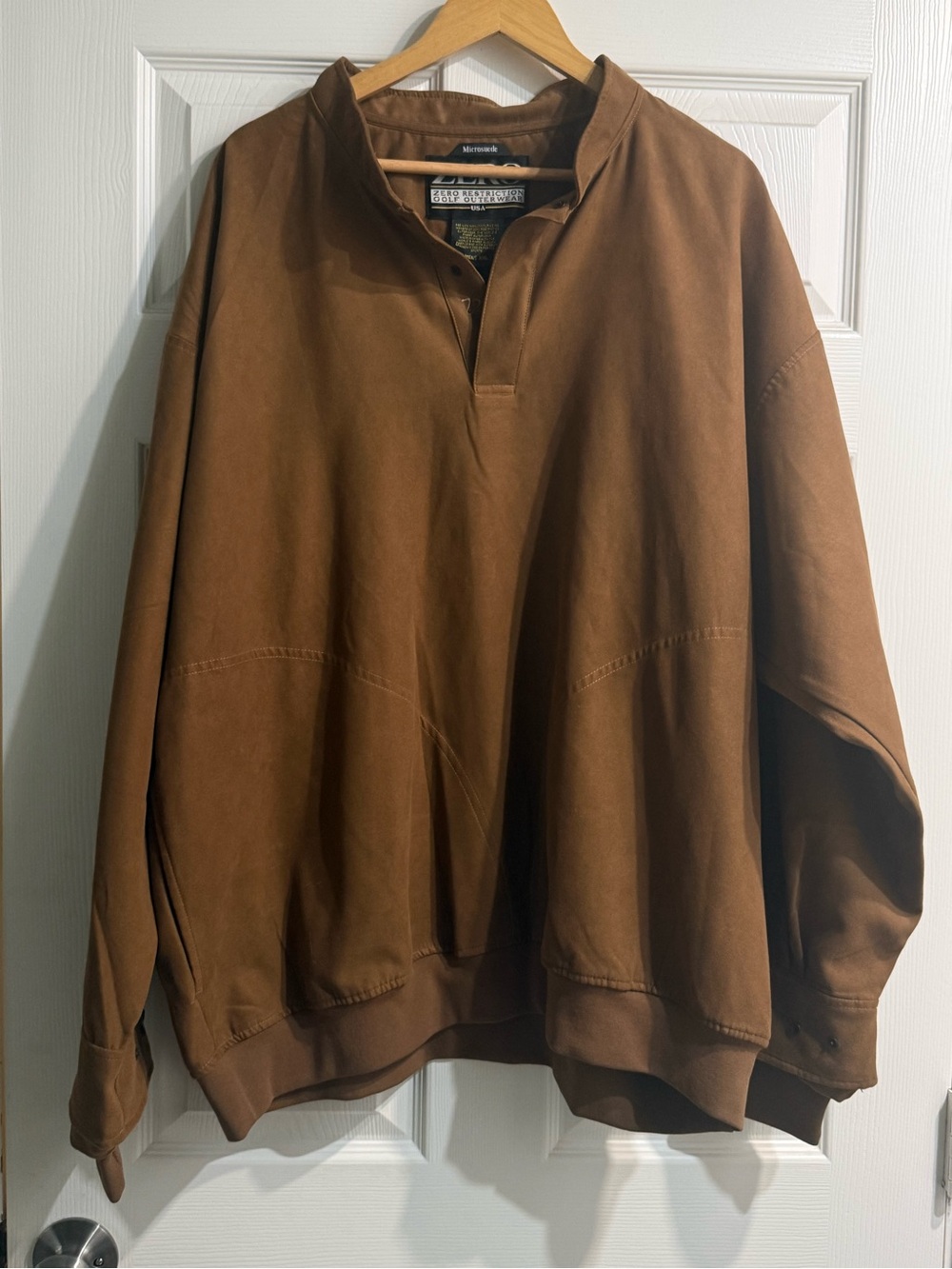 Outdoor Heritage Brown Pullover Shirt Jacket